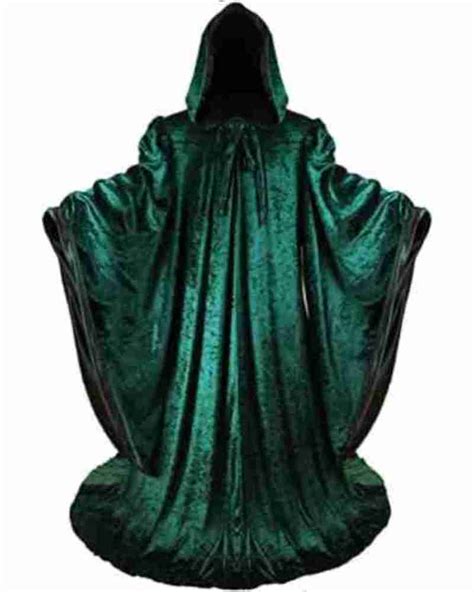 green wizard cloak|hooded wizard cloak.